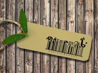 Бирка скругление углов