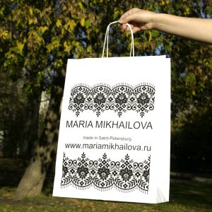 Крафт пакет белый